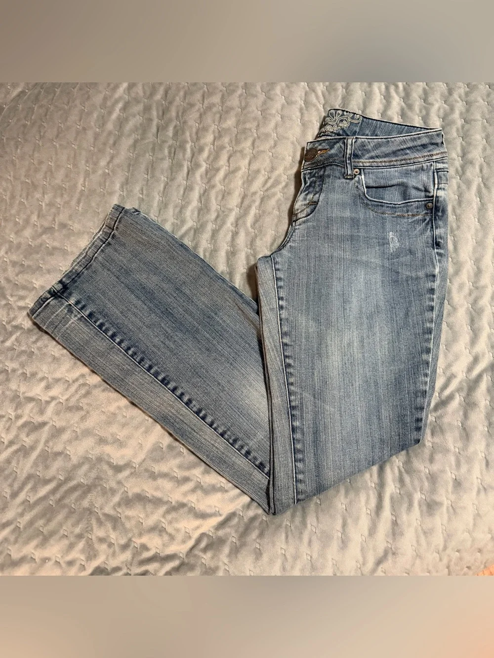 refuge bootcut Light Blue Jeans 7R #48 - Picture 1 of 13